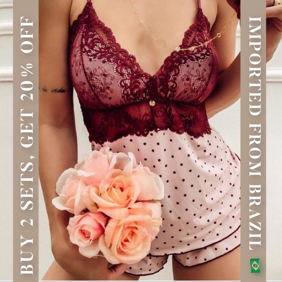 Slip Top & short pajama - 2 piece set - Picture 2 of 8